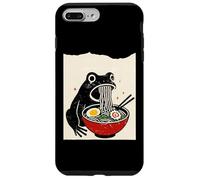 Funny Frog Ramen Sumi-e Kawaii Ink Painting Japanese Coque pour iPhone 7 Plus/8 Plus
