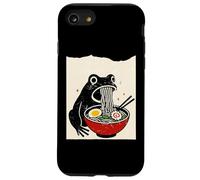 Funny Frog Ramen Sumi-e Kawaii Ink Painting Japanese Coque pour iPhone SE (2020) / 7/8