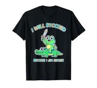 Funny Frog réussit grâce à Un mème Vintage Graphique rétro Fou T-Shirt