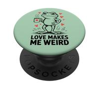 Funny Frog Toad Amphibian Batrachian Frosch Rana PopSockets PopGrip Adhésif