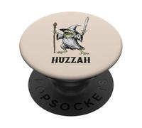 Funny Frog Wizard Huzzah PopSockets PopGrip Adhésif