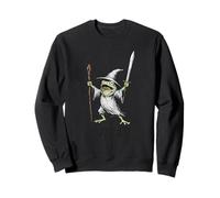 Funny Frog Wizard Huzzah Sweatshirt