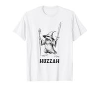 Funny Frog Wizard Huzzah T-Shirt