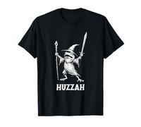 Funny Frog Wizard Huzzah T-Shirt