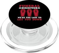Funny Funeral Director Dark Humour Mortician Funeral Home PopSockets PopGrip pour MagSafe