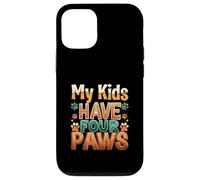 Funny Fur Parent Four Paws Animal Lover Design Coque pour iPhone 12/12 Pro
