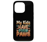 Funny Fur Parent Four Paws Animal Lover Design Coque pour iPhone 13 Pro