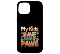 Funny Fur Parent Four Paws Animal Lover Design Coque pour iPhone 15
