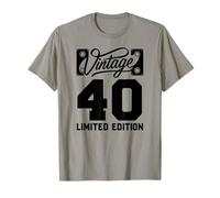 Funny Gag Men Vintage 40th Birthday Decorations 40 Birthday T-Shirt