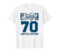 Funny Gag Men Vintage 70th Birthday Decorations 70 Birthday T-Shirt