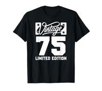 Funny Gag Men Vintage 75th Birthday Decorations 75 Birthday T-Shirt
