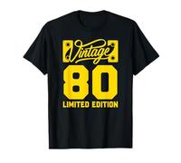 Funny Gag Men Vintage 80th Birthday Decorations 80 Birthday T-Shirt