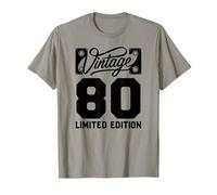 Funny Gag Men Vintage 80th Birthday Decorations 80 Birthday T-Shirt