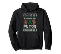 Funny Galleta de Noel ES Noel Putos y Feliz Navidad Sweat à Capuche