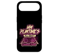 Funny Gamer Life Manette Chinoise de Jeux vidéo et de Nourriture Coque pour iPhone Air