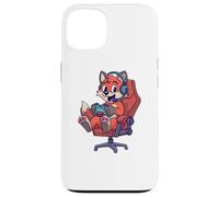 Funny Gamer Red Fox Gaming Video Game Enthusiast Boys Kids Coque pour iPhone 13