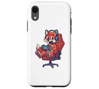 Funny Gamer Red Fox Gaming Video Game Enthusiast Boys Kids Coque pour iPhone XR