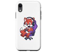 Funny Gamer Red Fox Gaming Video Game Enthusiast Boys Kids Coque pour iPhone XR