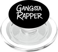 Funny Gangsta Rapper Christmas Pun Hip Hop Musique de Vacances PopSockets PopGrip pour MagSafe