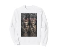 Funny Gangster Cat Gen Z Retro Hip Hop Gangsta 2 Cat Meme Sweatshirt