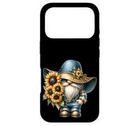 Funny Garden GNOME Grandpa with Sunflower Decor for Summer Coque pour iPhone 17 Pro
