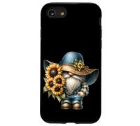 Funny Garden GNOME Grandpa with Sunflower Decor for Summer Coque pour iPhone SE (2020) / 7/8