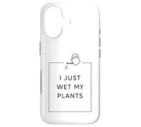 Funny Gardening Pun Houseplant Lover I Just Wet My Plants Coque pour iPhone 17
