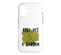 Funny Gardening Pun Kale, Oui, Je Jardine Coque pour iPhone 16