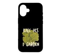 Funny Gardening Pun Kale, Oui, Je Jardine Coque pour iPhone 16
