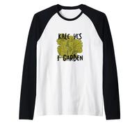 Funny Gardening Pun Kale, Oui, Je Jardine Manche Raglan