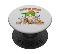 Funny Gardening Saying for Grandpa Life Retired Garden Dad PopSockets PopGrip Adhésif