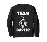 Funny Garlic Food Minimalist Vegetable Simple Team Garlic Manche Longue