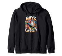 Funny Gays Eat What - Cock Chicken LGBT Humor Gay Men Women Sweat à Capuche