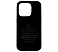 Funny Genesis 1 28 Dominion Over Fish Coque pour iPhone 15 Pro