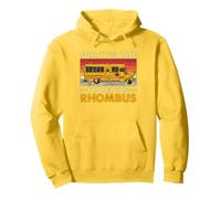 Funny Geometry Bus Math Bus Sorry I'm Late I Took The Rhombus Sweat à Capuche