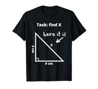 Funny Geometry Math Pythagore Theorem School School Pupil Blague T-Shirt Graphique avec Valeur