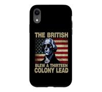 Funny George Washington The British Blew A 13 Colony Lead Coque pour iPhone XR