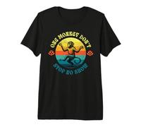 Funny Georgia Sayings, One Monkey Don't Stop No Show T-Shirt Haut de Gamme