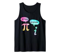 Funny Get Real Be Rational Sarcastic Pi Math Teacher Geek Débardeur