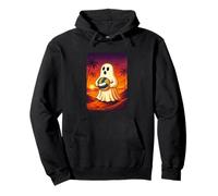 Funny Ghost Beach Volleyball Player Halloween Volleyball Sweat à Capuche