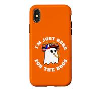 Funny Ghost Drinking I'm Just Here for The Boos Coque pour iPhone X/XS