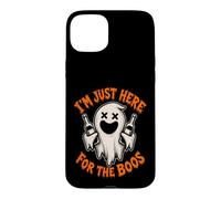 Funny Ghost I'm Just Here for Boos Boisson d'halloween Coque pour iPhone 15 Plus