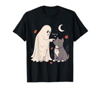 Funny Ghost Pit Bull Dog Boop Halloween Women Men T-Shirt