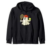 Funny Ghost Tennis Player Halloween Tennis Trainer Coach Sweat à Capuche