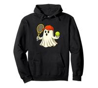 Funny Ghost Tennis Player Halloween Tennis Trainer Coach Sweat à Capuche