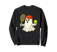Funny Ghost Tennis Player Halloween Tennis Trainer Coach Sweatshirt