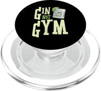 Funny Gin Not Gym | Buveur d'alcool | Fête Humoristique PopSockets PopGrip pour MagSafe