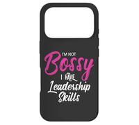 Funny Girl Boss I'm Not Bossy I Have Leadership Skills Coque pour iPhone 17 Pro