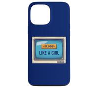 Funny Girl Coder Design Programmation informatique Développeurs Web Coque pour iPhone 13 Pro Max