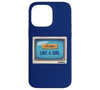 Funny Girl Coder Design Programmation informatique Développeurs Web Coque pour iPhone 14 Pro Max